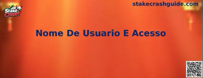 Guía visual sobre Nome De Usuario E Acesso en Stake Crash