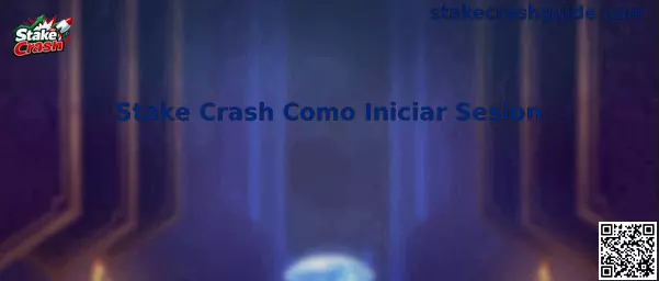 Referencia visual para iniciar sesión de forma segura en Stake Crash
