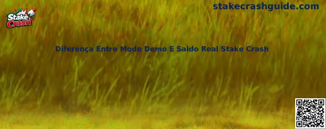 Diferença Entre Modo Demo E Saldo Real Stake Crash